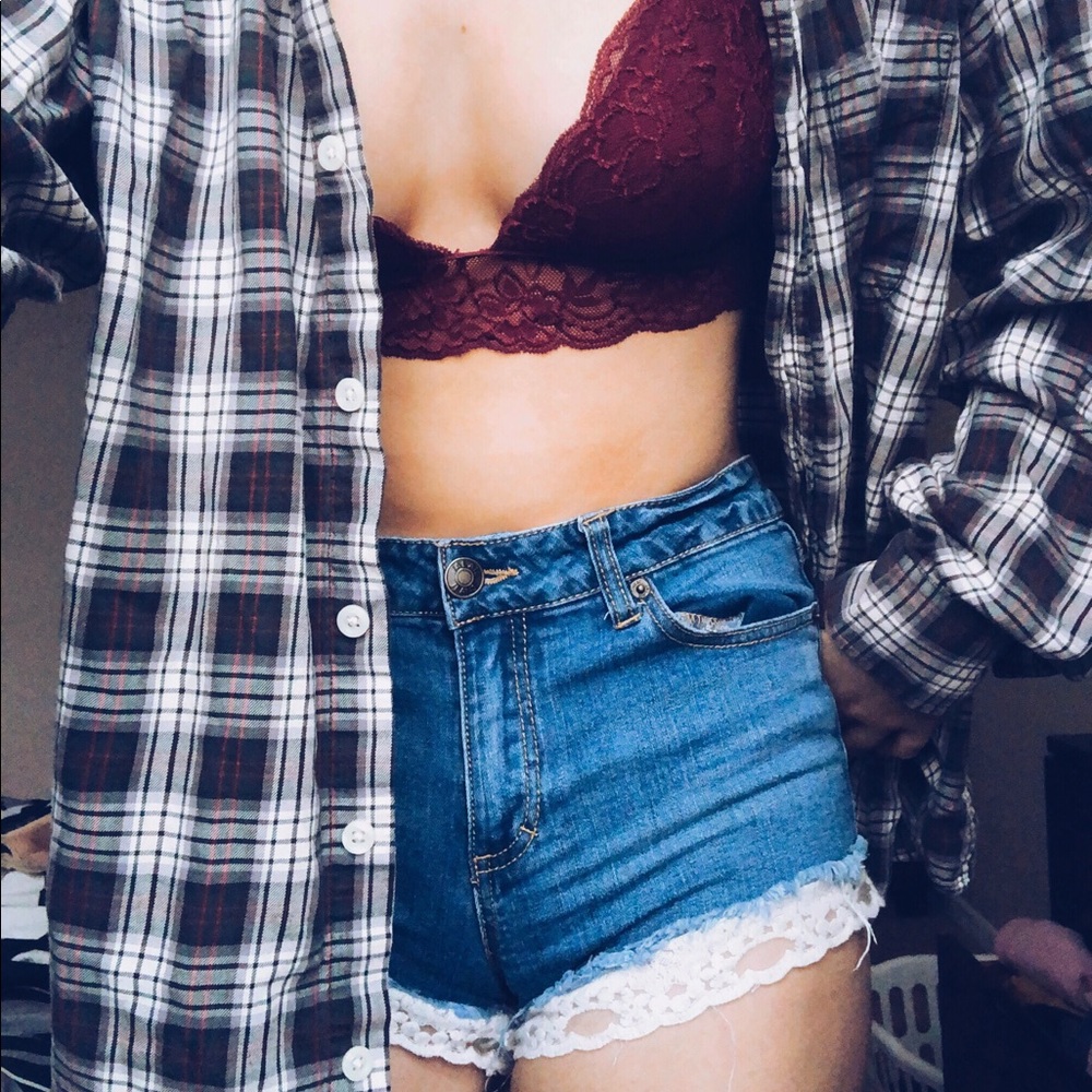 high waisted shorts